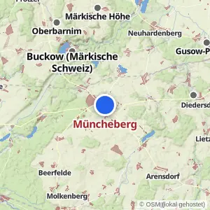 Kartenvorschau Müncheberg