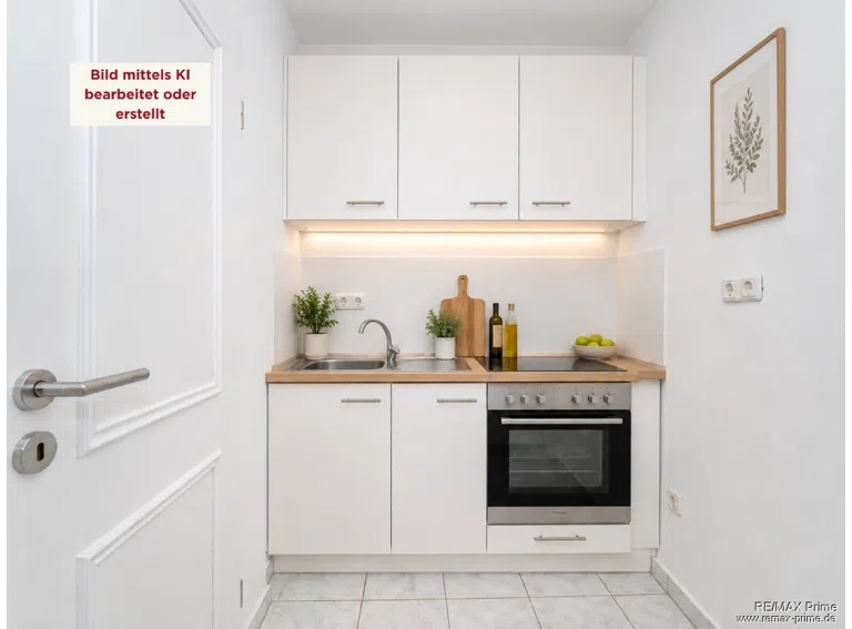 Virtuelles Home Staging Möbelierung und Dekoration sind nicht Bestandteil des Angebots.