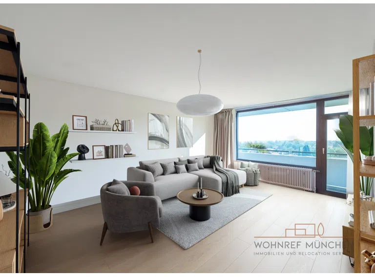 Wohnzimmer mit Staging