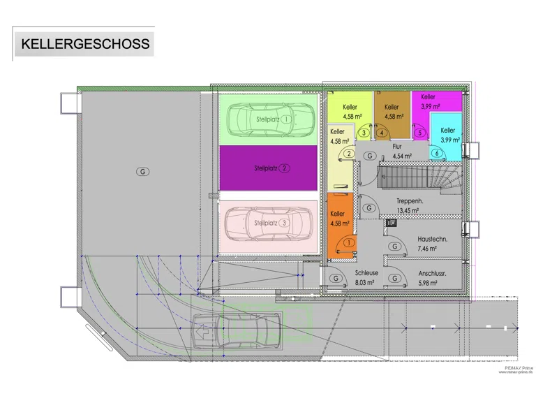 Grundriss Keller