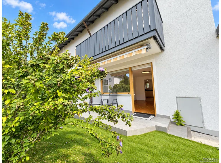 Terrasse vor dem Haus