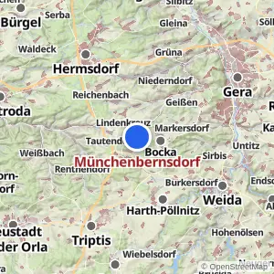Kartenvorschau Münchenbernsdorf