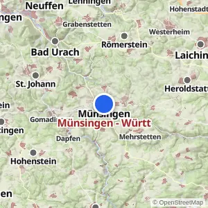 Kartenvorschau Münsingen - Württ