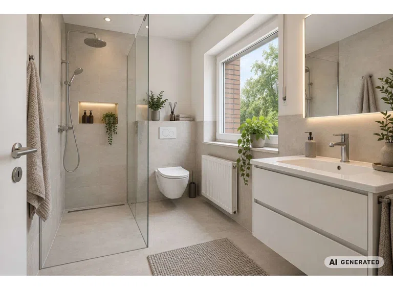 Badezimmer OG Visualisierung