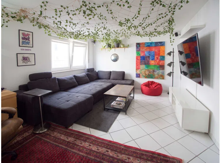 Wohnzimmer - mit KI bearbeitet