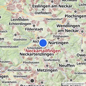 Kartenvorschau Neckartailfingen