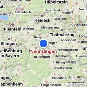 Kartenvorschau Nennslingen