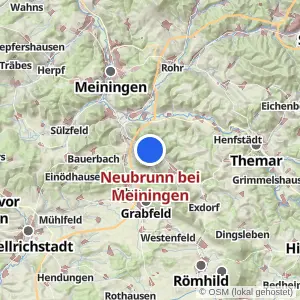 Kartenvorschau Neubrunn bei Meiningen