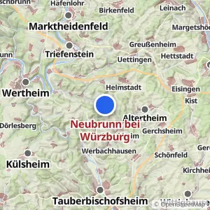Kartenvorschau Neubrunn bei Würzburg