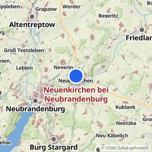 Kartenvorschau Neuenkirchen bei Neubrandenburg