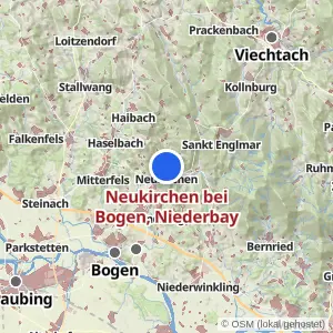 Kartenvorschau Neukirchen bei Bogen, Niederbay