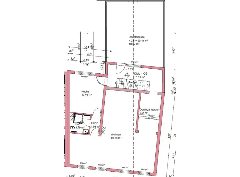 Grundriss 1. Obergeschoß