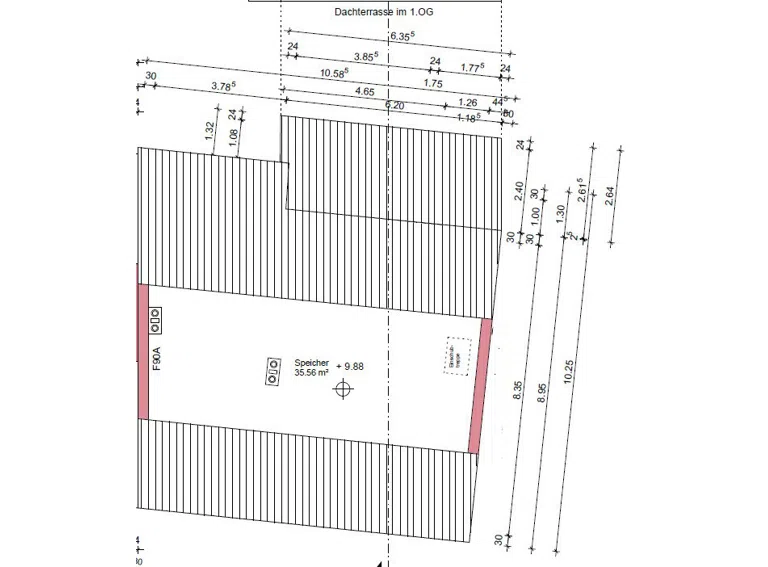 Grundriss Spitzboden