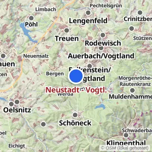 Kartenvorschau Neustadt - Vogtl.