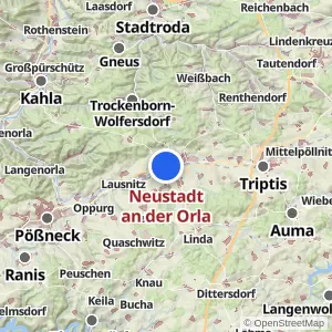Kartenvorschau Neustadt an der Orla