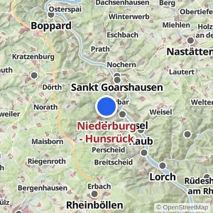 Kartenvorschau Niederburg - Hunsrück