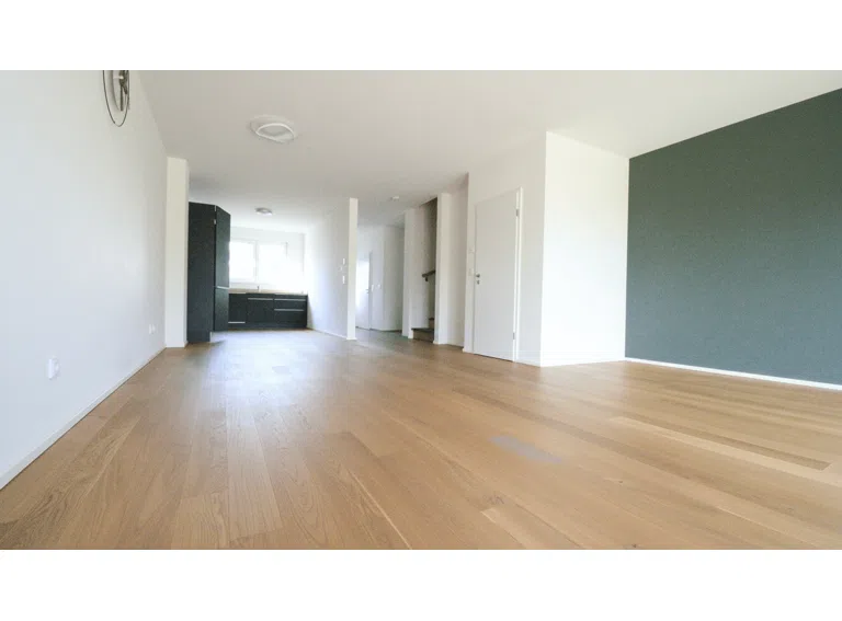 Wohnzimmer - Essbereich - offene Küche mit EBK