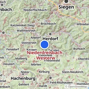 Kartenvorschau Niederdreisbach - Westerw