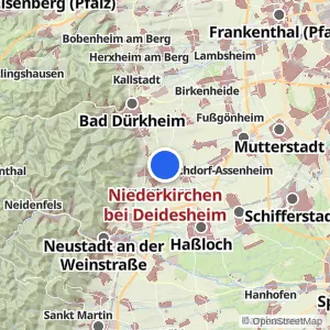 Kartenvorschau Niederkirchen bei Deidesheim