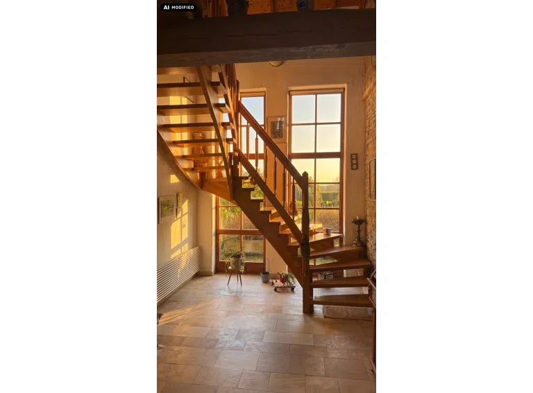 Vollholztreppe