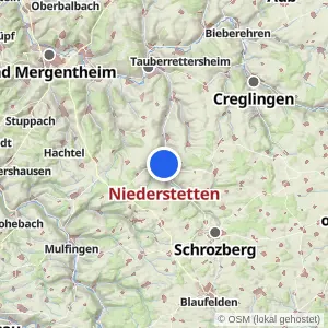 Kartenvorschau Niederstetten