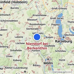 Kartenvorschau Niendorf bei Berkenthin