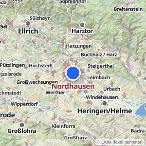 Kartenvorschau Nordhausen
