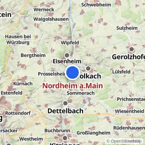 Kartenvorschau Nordheim a.Main