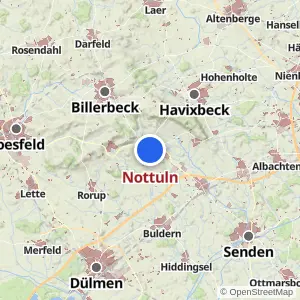 Kartenvorschau Nottuln