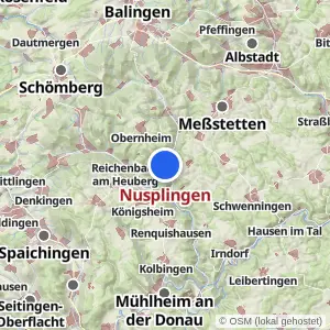 Kartenvorschau Nusplingen