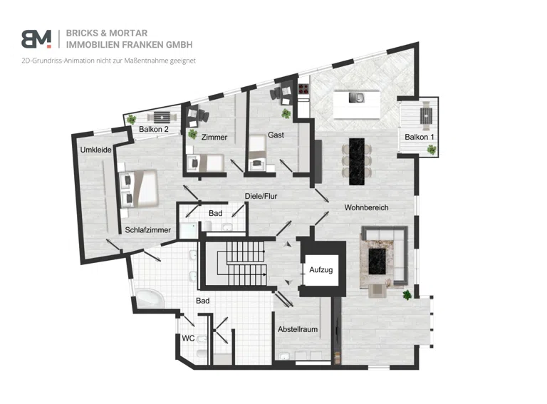 Grundriss-Animation