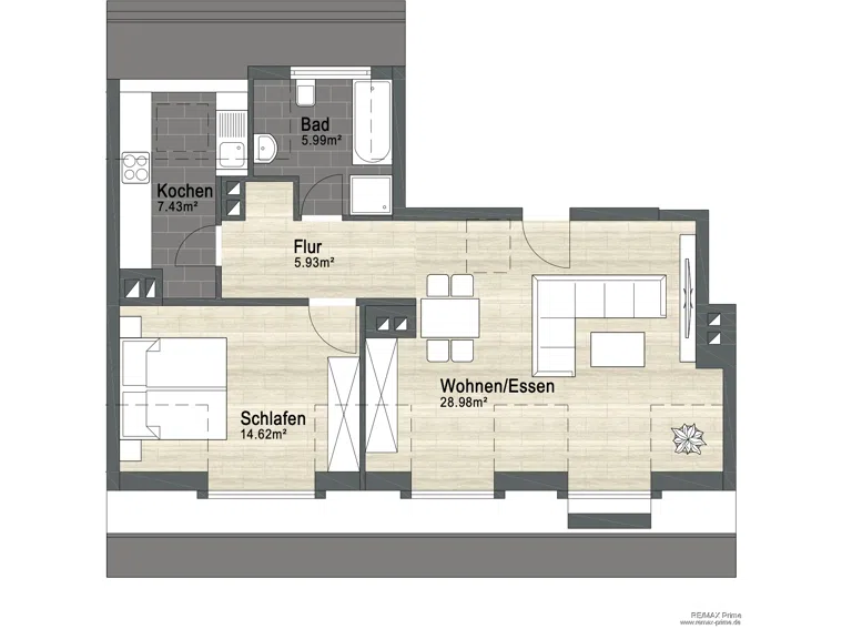 Grundriss DG Rechts