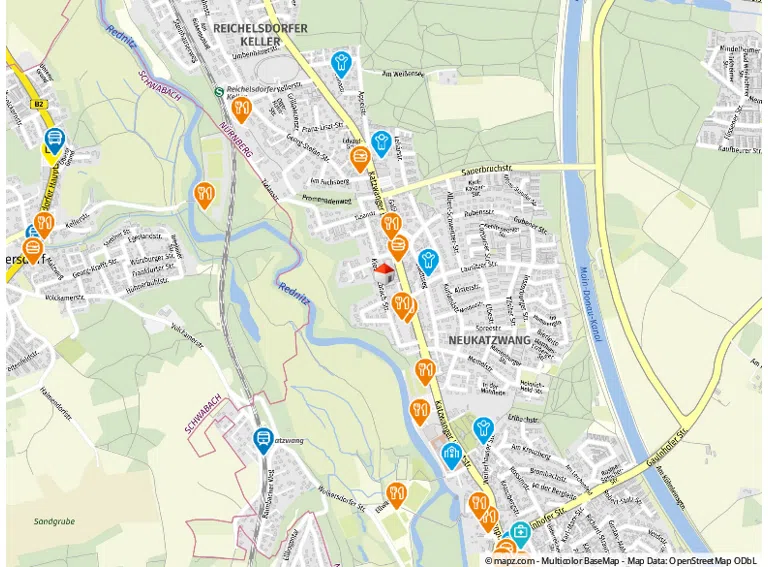 Geolyzer Kartenausschnitt
