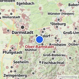 Kartenvorschau Ober-Ramstadt