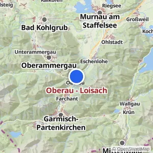 Kartenvorschau Oberau - Loisach