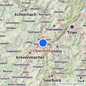 Kartenvorschau Oberbillig