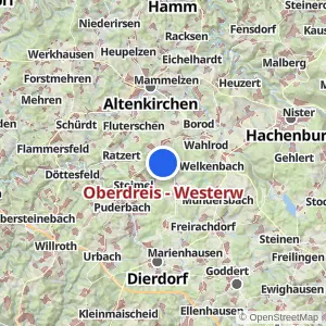 Kartenvorschau Oberdreis - Westerw