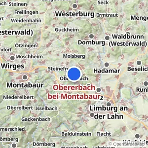 Kartenvorschau Obererbach bei Montabaur