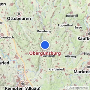 Kartenvorschau Obergünzburg