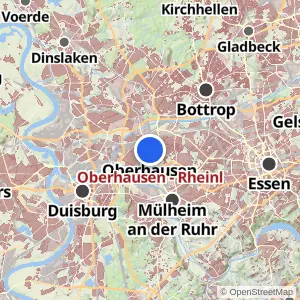 Kartenvorschau Oberhausen - Rheinl