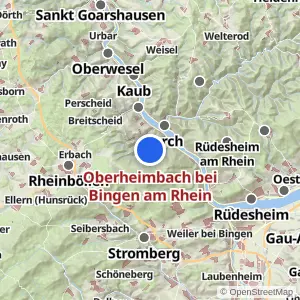 Kartenvorschau Oberheimbach bei Bingen am Rhein