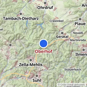 Kartenvorschau Oberhof