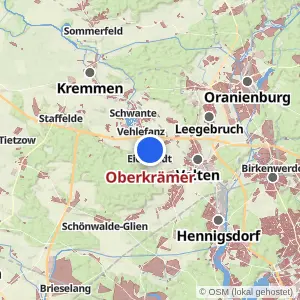Kartenvorschau Oberkrämer