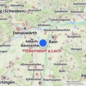 Kartenvorschau Oberndorf a.Lech