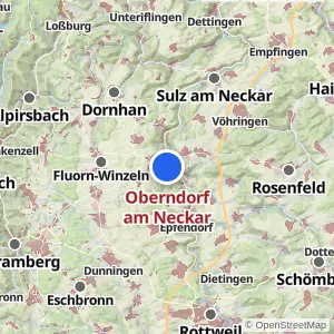 Kartenvorschau Oberndorf am Neckar