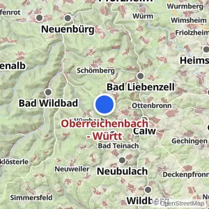 Kartenvorschau Oberreichenbach - Württ