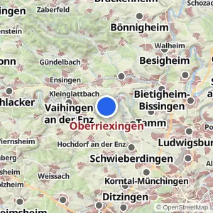 Kartenvorschau Oberriexingen