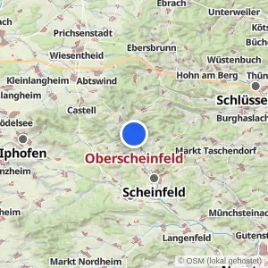 Kartenvorschau Oberscheinfeld