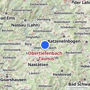 Kartenvorschau Obertiefenbach - Taunus