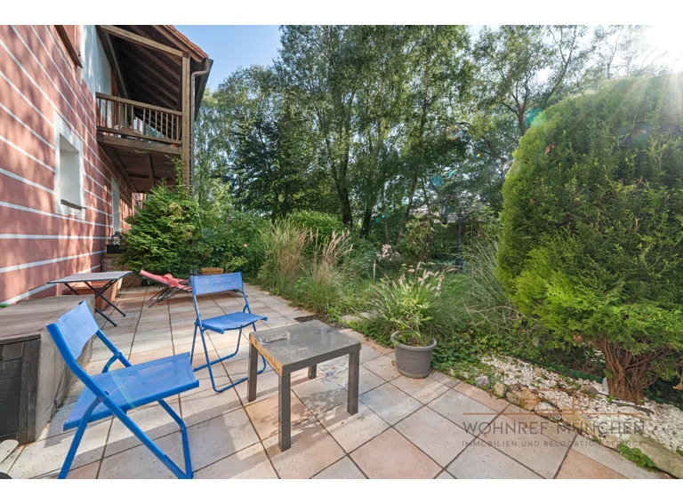 Terrasse und Garten
